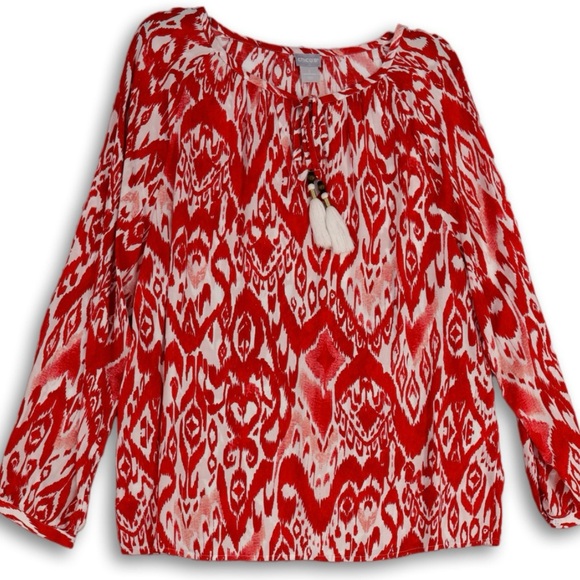 Chico’s popover IKAT pattern. - Picture 2 of 10